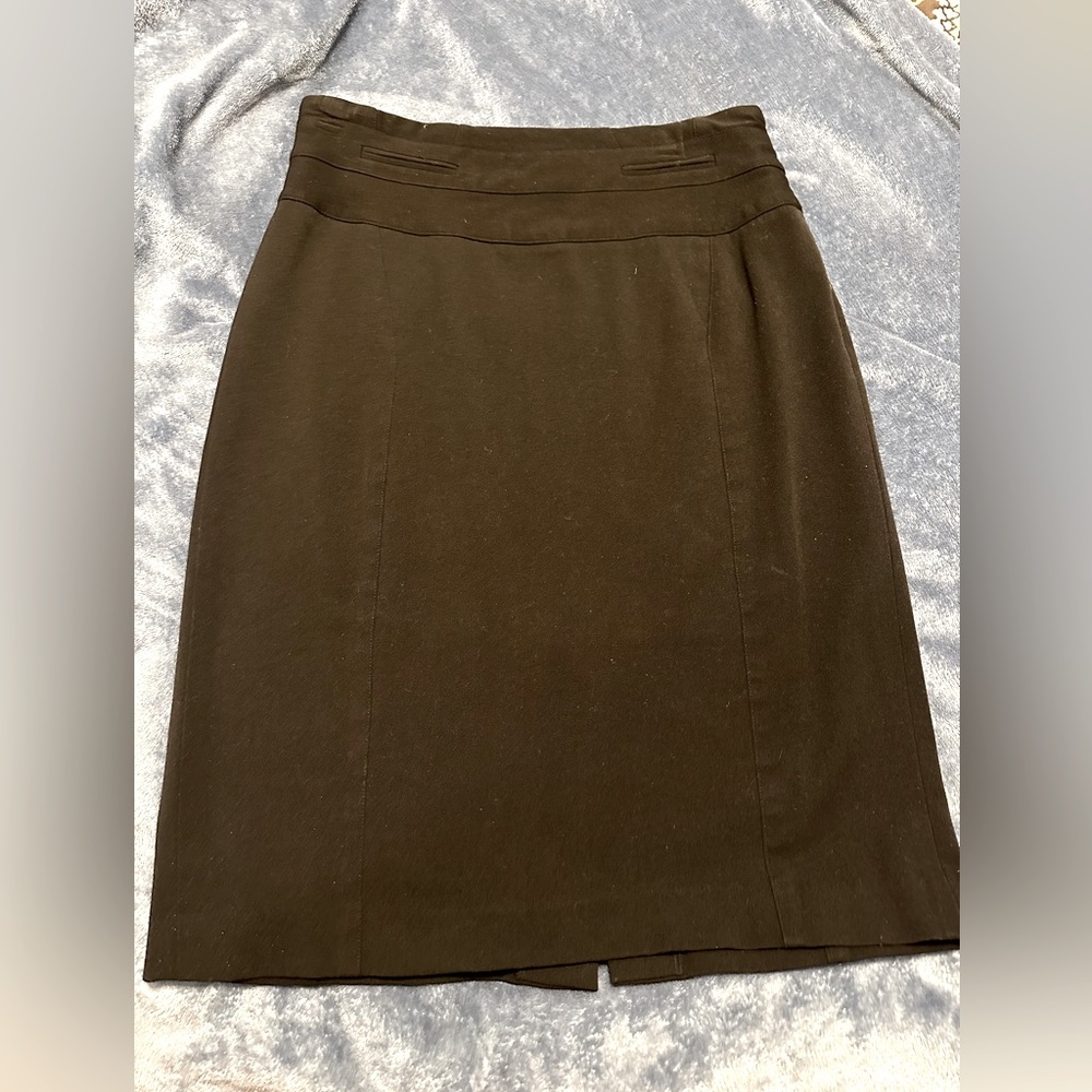 Grace Elements Petite 12P Pencil Skirt Black